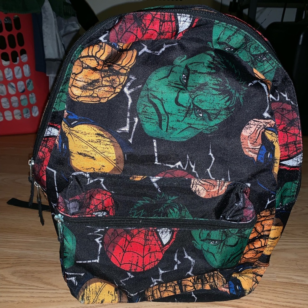Marvel character back pack